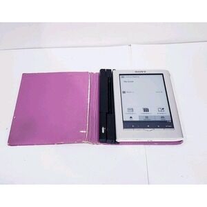 Sony PRS-350 eReader Pocket Edition  Touchscreen 2GB Silver - Tested & Working